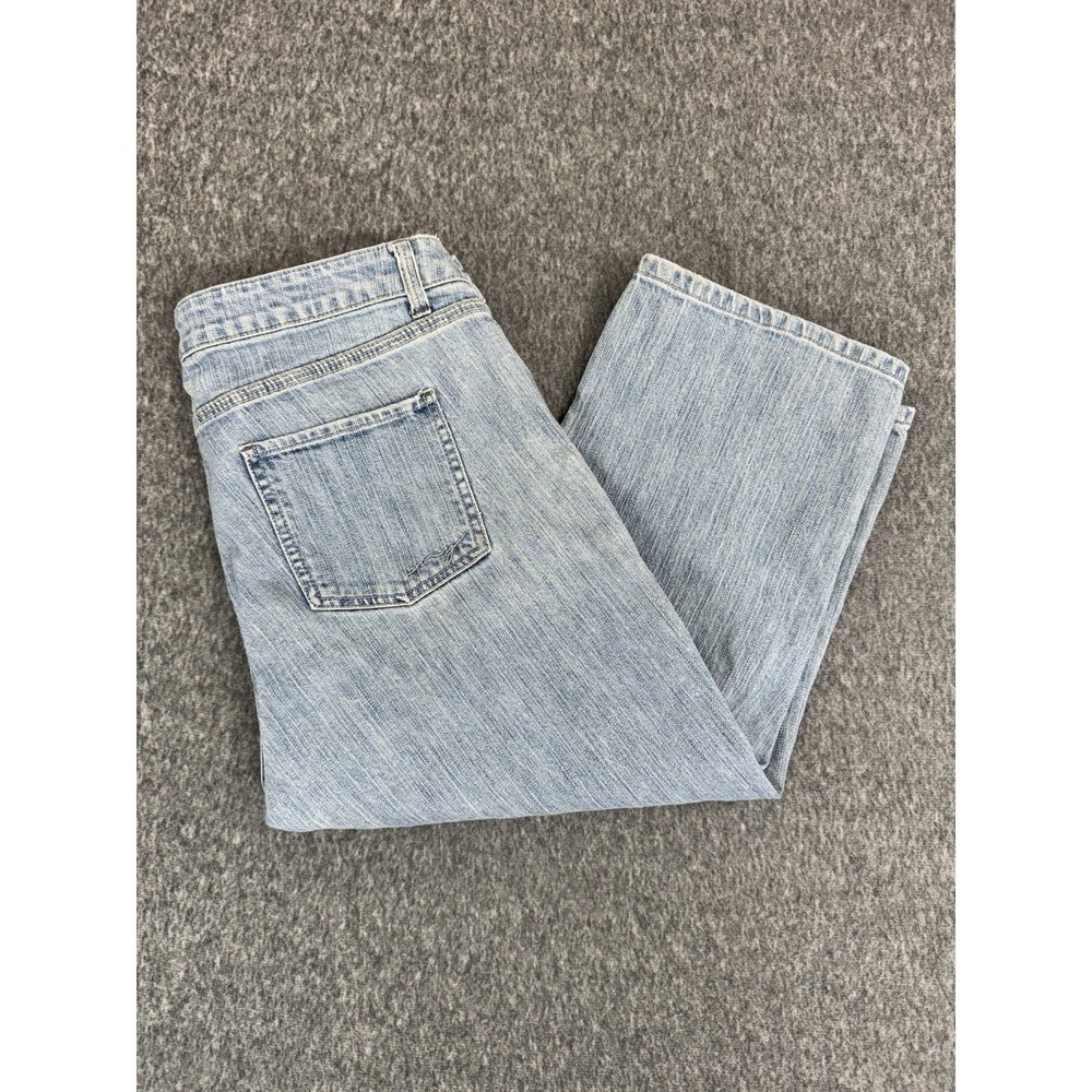 Y2K Style New York & Company Curvy Soho‎ Capri Jeans Stretch Denim Women's 12 - Picture 10 of 10